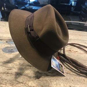 Indiana Jones Felt Hat NWT Medium & Whip